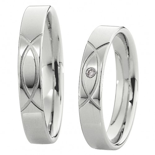 Βέρες γάμου Saint Maurice 87038_34 & 87039_34